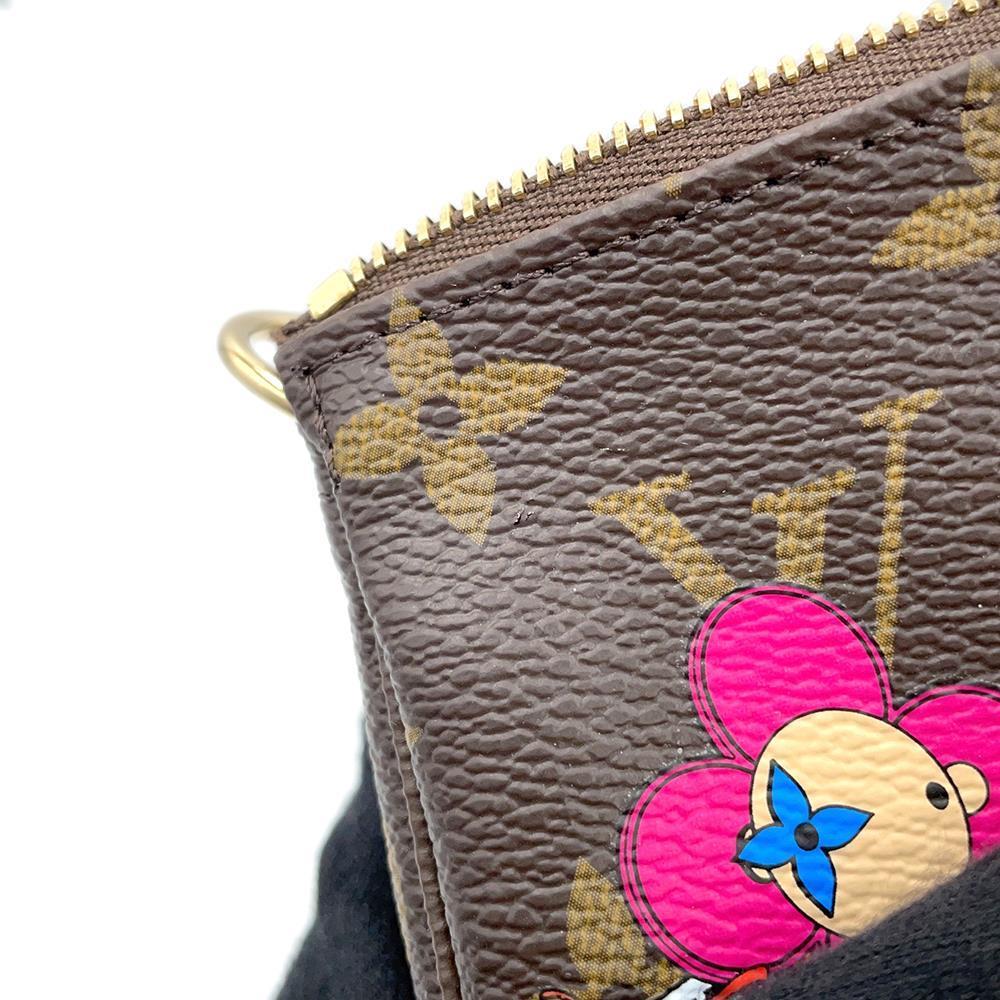 LOUIS VUITTON Mini Pochette Accessoires Vivienne BlueM68489 Monogram