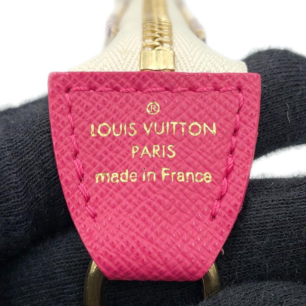 LOUIS VUITTON Mini Pochette Accessoires BeigeN62200 Damier Azur