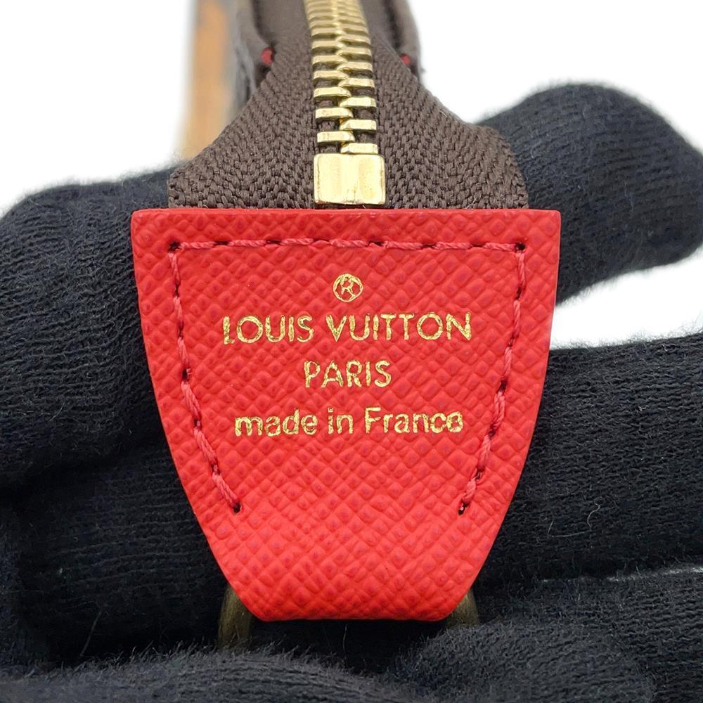 LOUIS VUITTON Mini Pochette Accessoires RedM63830 Monogram