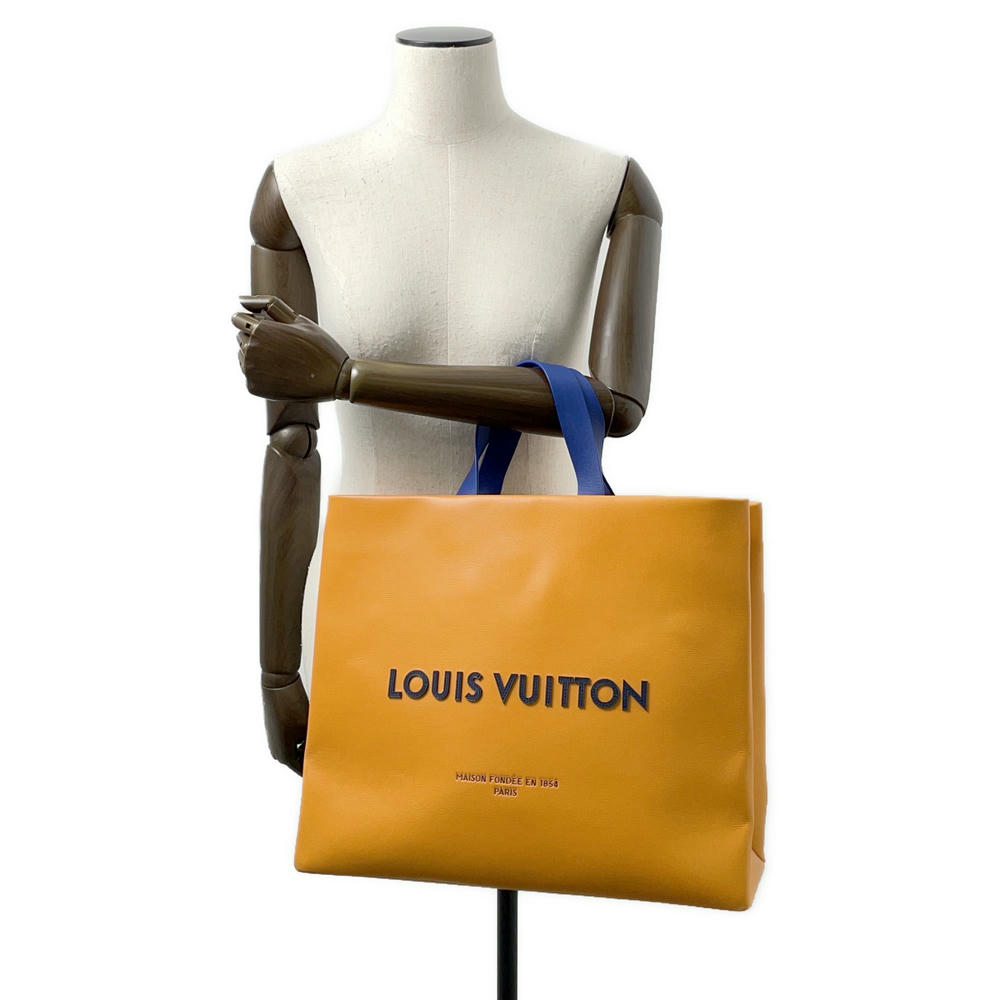 LOUIS VUITTON Shopper Tote SaffronM24457 Leather Size MM