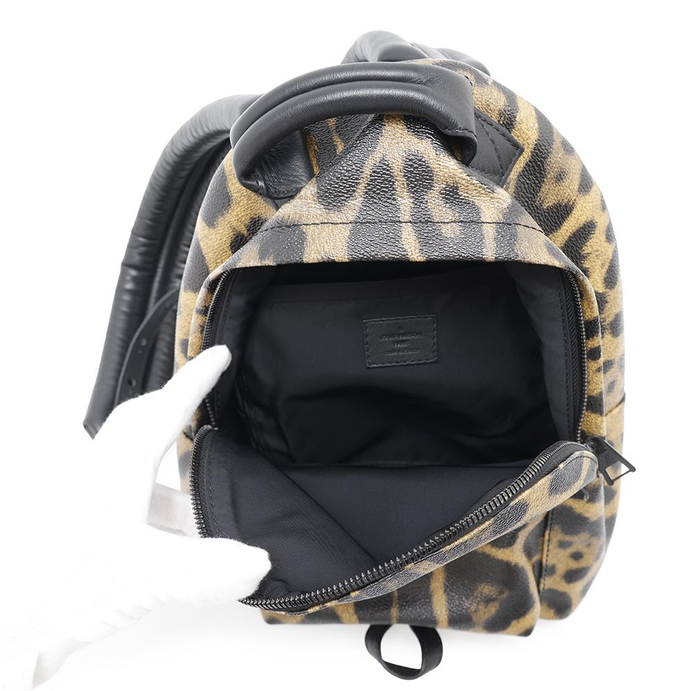 LOUIS VUITTON Palm Springs Backpack Noir/BeigeM52020 Animal print Size PM
