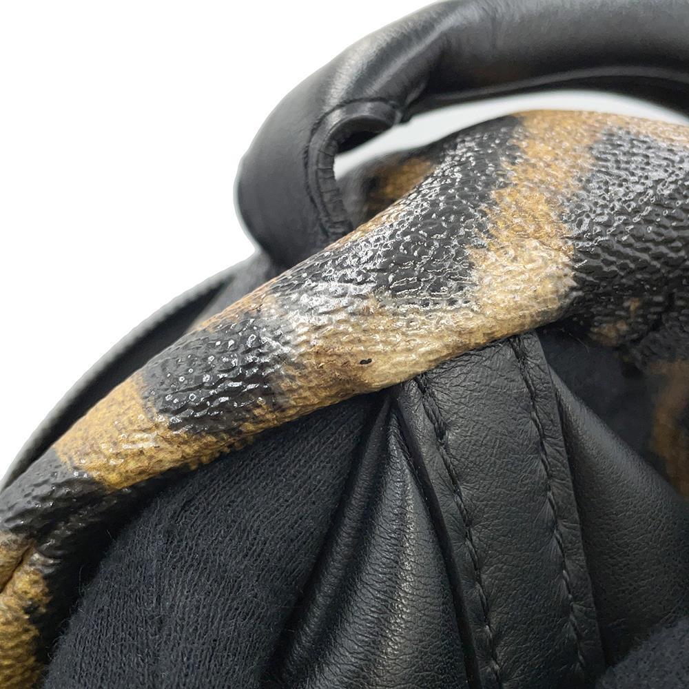 LOUIS VUITTON Palm Springs Backpack Noir/BeigeM52020 Animal print Size PM