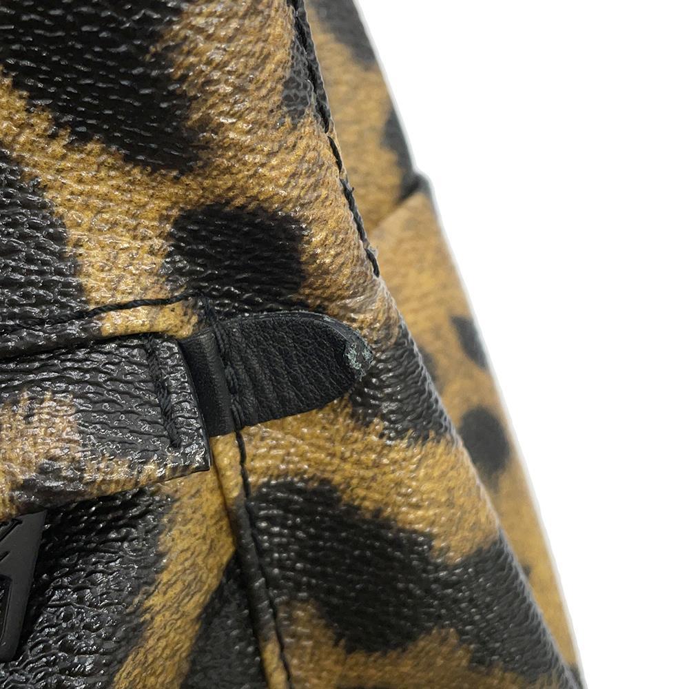 LOUIS VUITTON Palm Springs Backpack Noir/BeigeM52020 Animal print Size PM