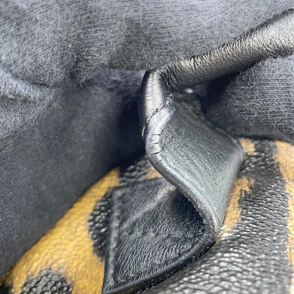 LOUIS VUITTON Palm Springs Backpack Noir/BeigeM52020 Animal print Size PM