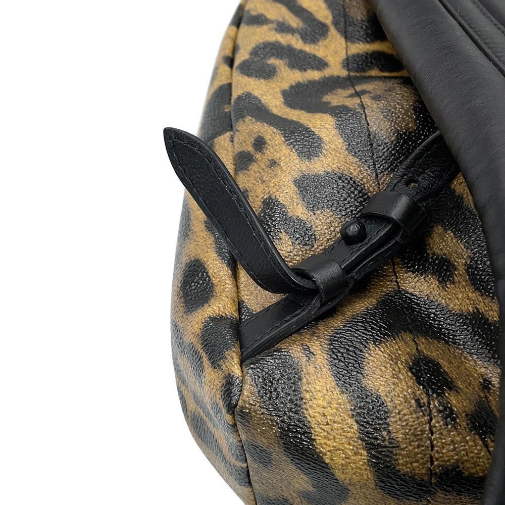 LOUIS VUITTON Palm Springs Backpack Noir/BeigeM52020 Animal print Size PM