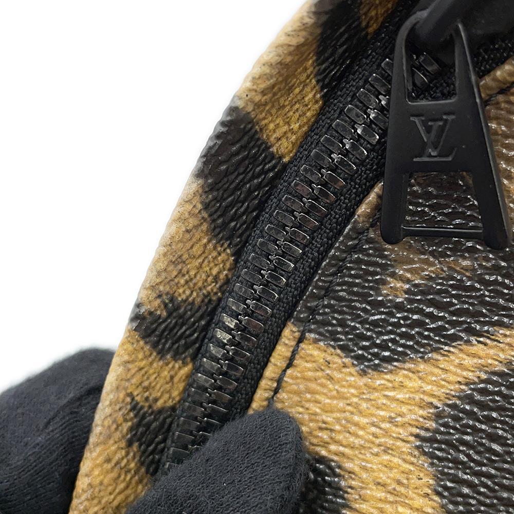 LOUIS VUITTON Palm Springs Backpack Noir/BeigeM52020 Animal print Size PM