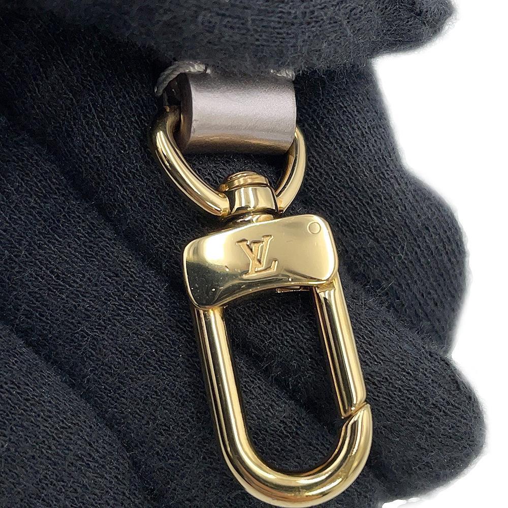 LOUIS VUITTON Petit Sac Plat MetalicTaupe GreyM90564 Monogram Vernis Leather