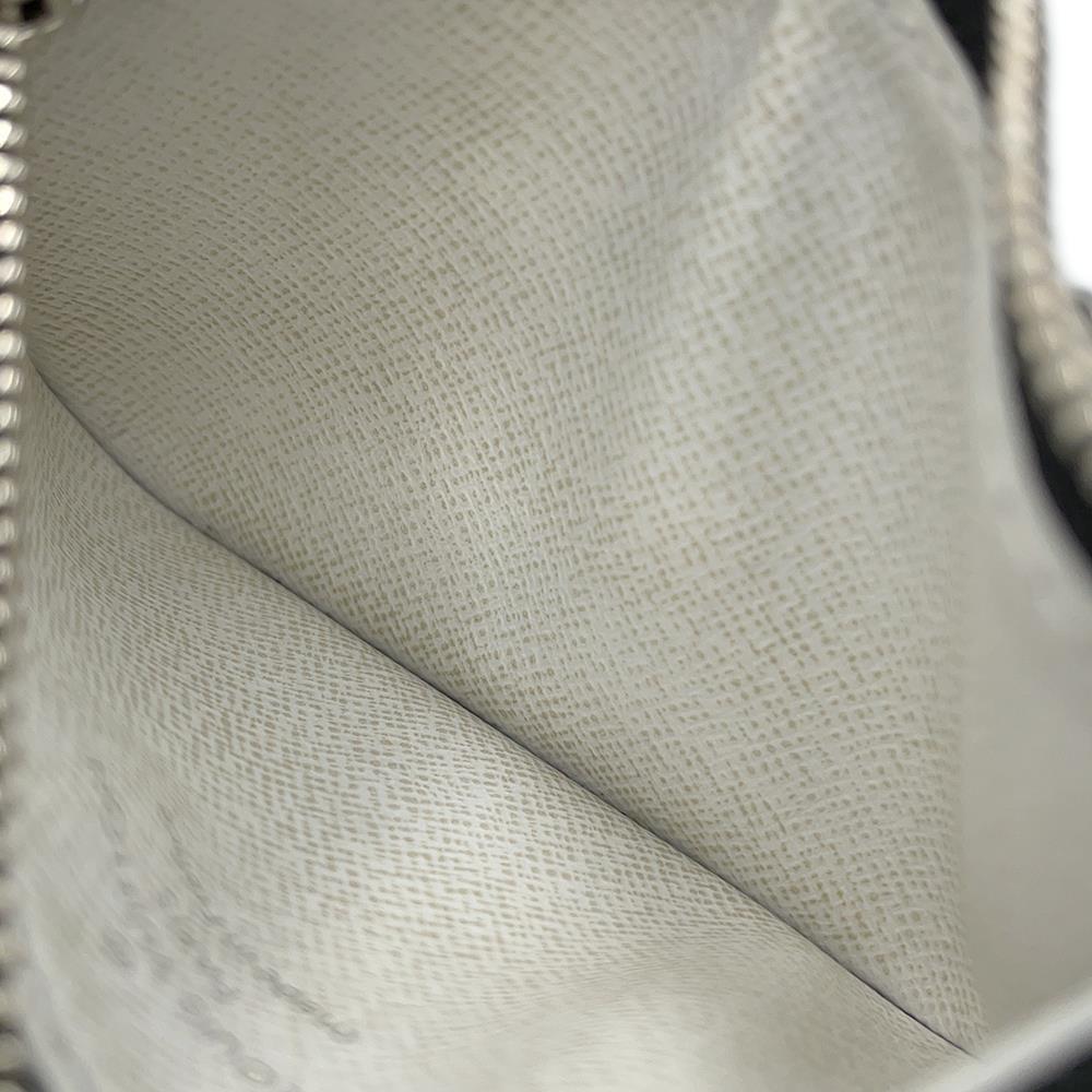 LOUIS VUITTON Gaston Wearable Wallet Taigarama Optical WhiteM30935 Monogram Taiga Leather