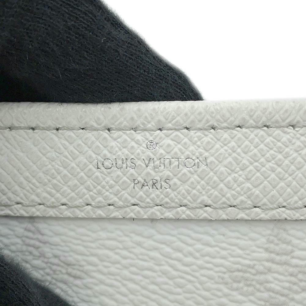 LOUIS VUITTON Gaston Wearable Wallet Taigarama Optical WhiteM30935 Monogram Taiga Leather