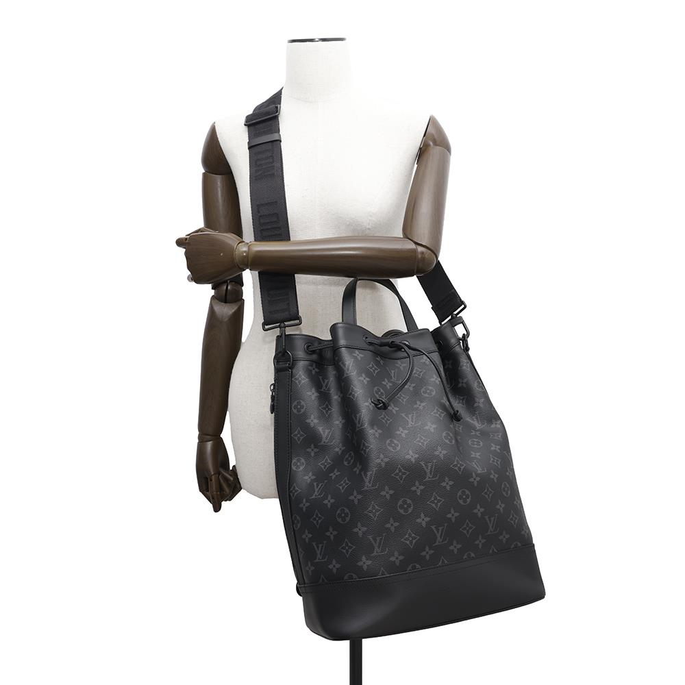 LOUIS VUITTON Maxi Noe Sling NoirM46693 Monogram Eclipse