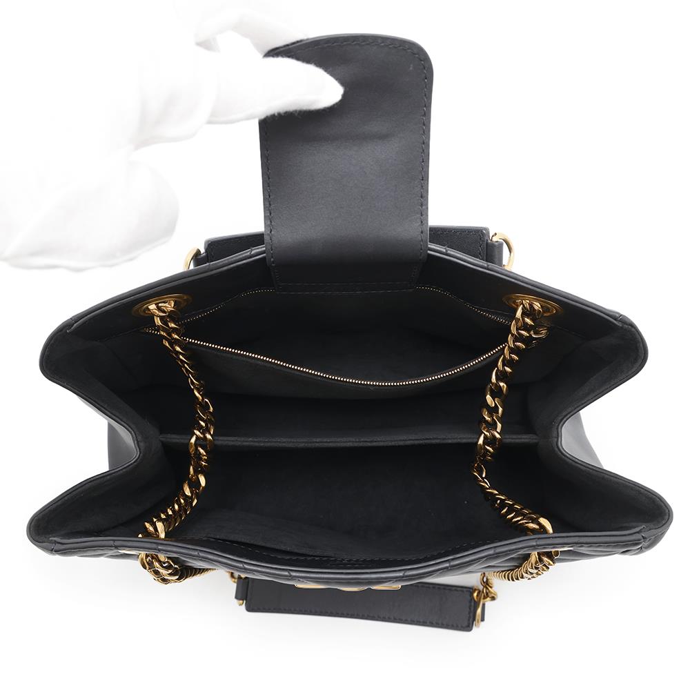 LOUIS VUITTON New Wave Chain Tote NoirM51496 Calf Leather