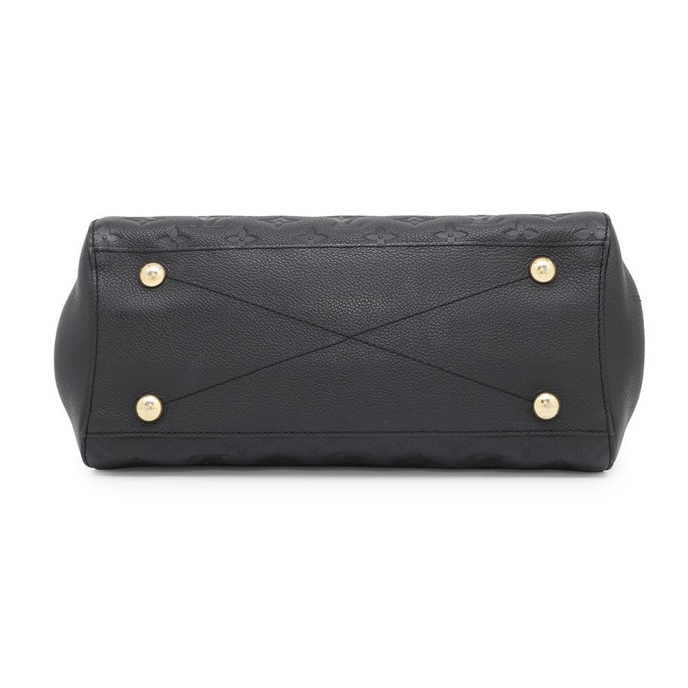 LOUIS VUITTON Montaigne NoirM41048 Monogram Empreinte Leather Size MM