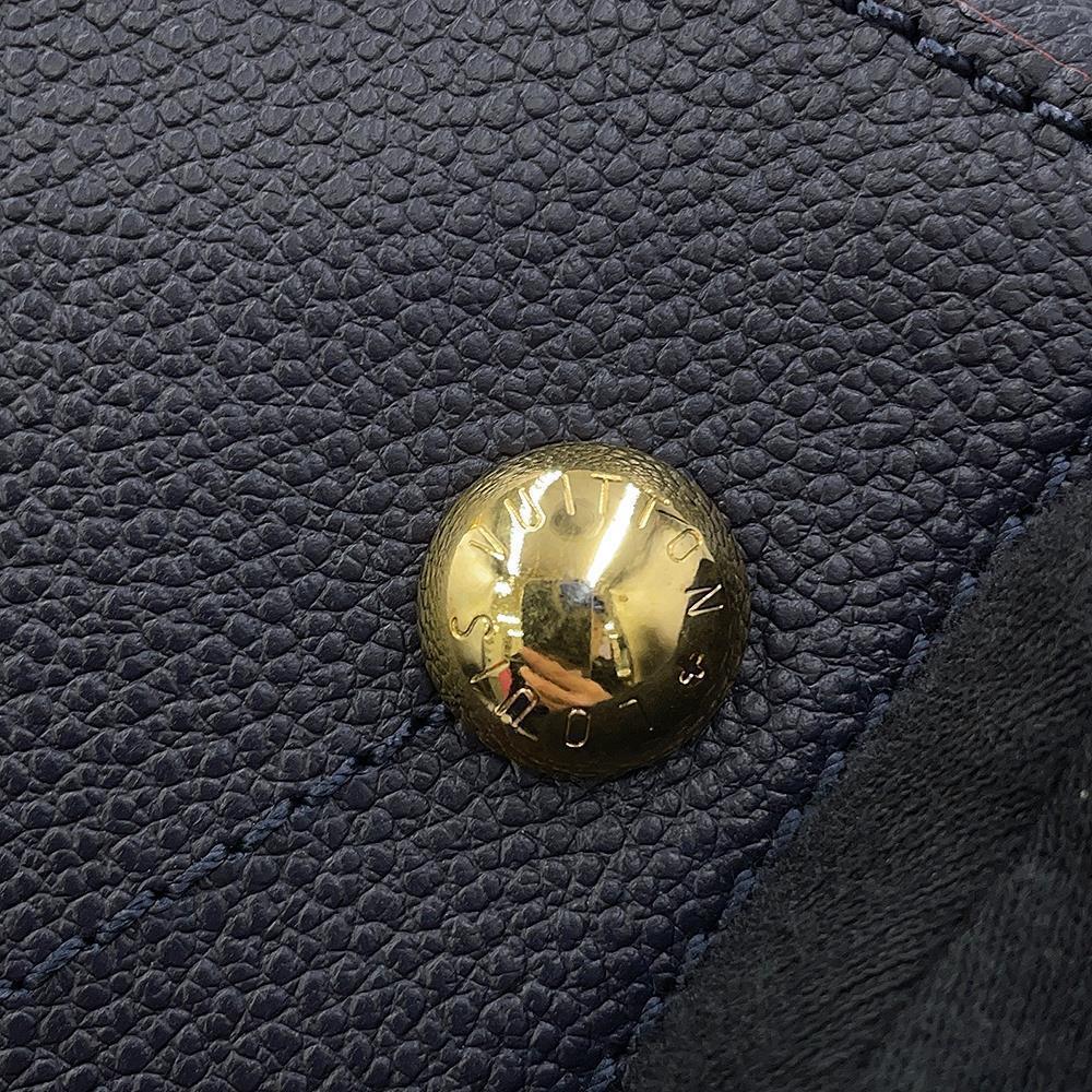 LOUIS VUITTON Montaigne Marine RougeM42746 Monogram Empreinte Leather Size MM