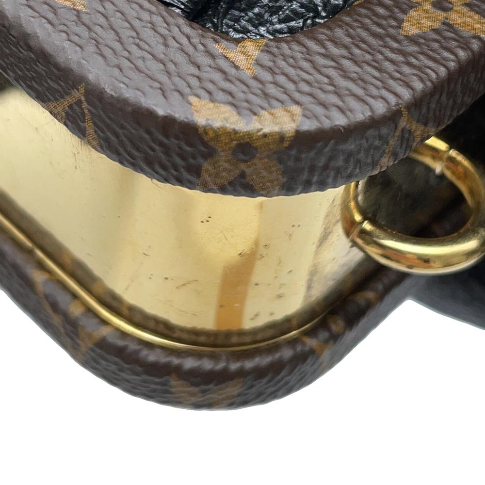 LOUIS VUITTON Bruschko EW Noir Monogram Art Deco Coin Spyre