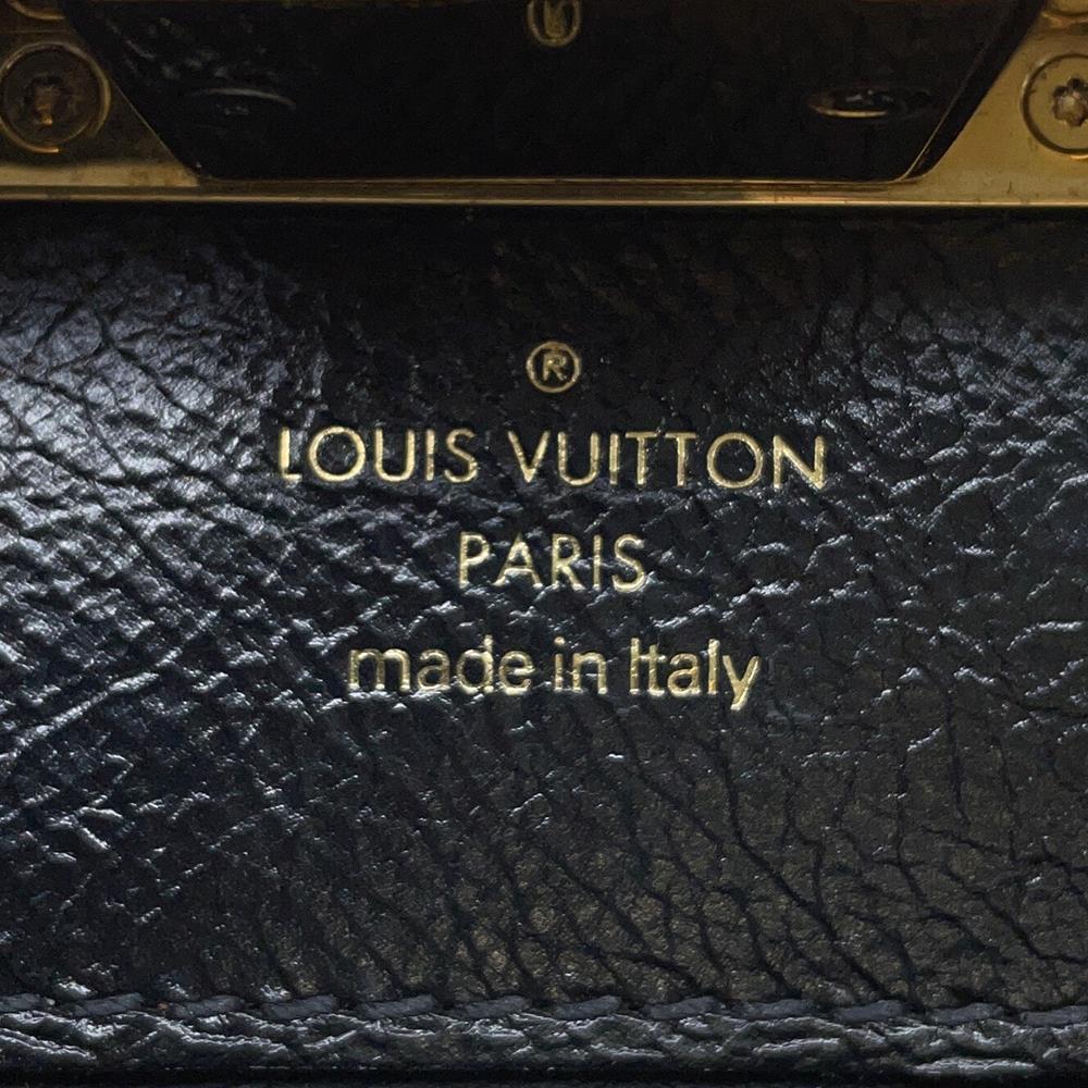 LOUIS VUITTON Bruschko EW Noir Monogram Art Deco Coin Spyre