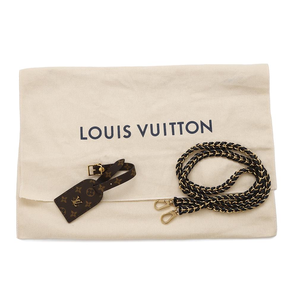 LOUIS VUITTON Bruschko EW Noir Monogram Art Deco Coin Spyre