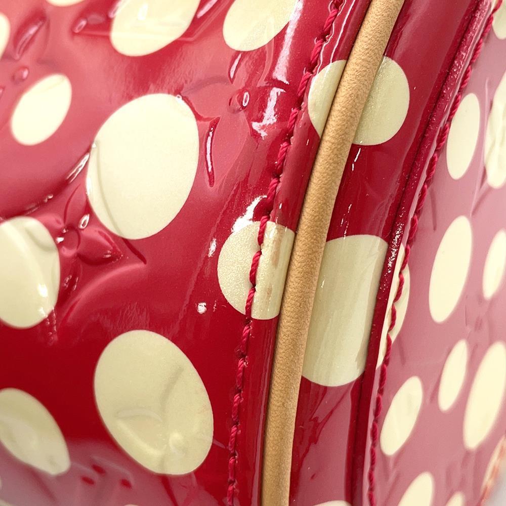 LOUIS VUITTON Papillon RougeM91425 Monogram Vernis Leather Dot Infinity