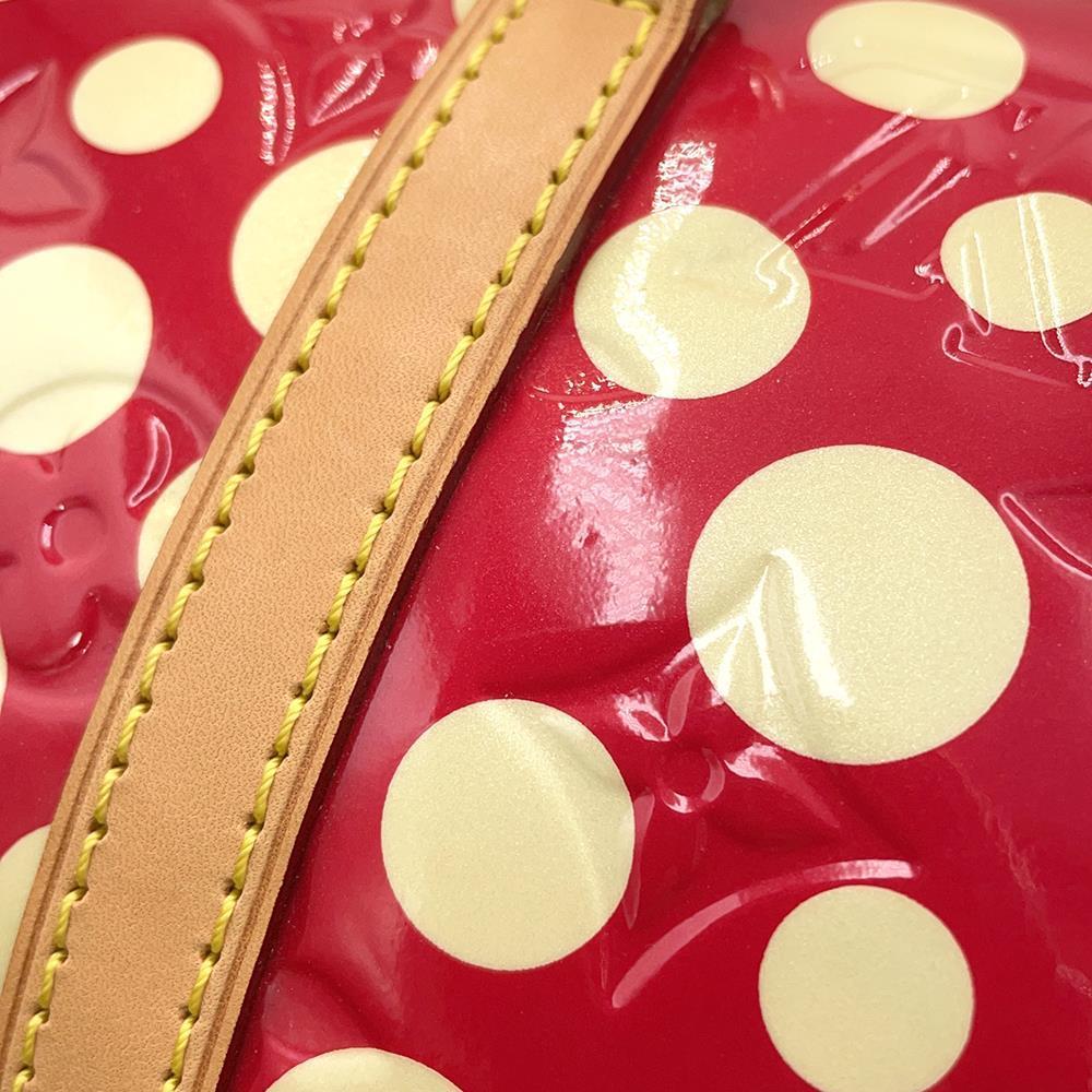 LOUIS VUITTON Papillon RougeM91425 Monogram Vernis Leather Dot Infinity