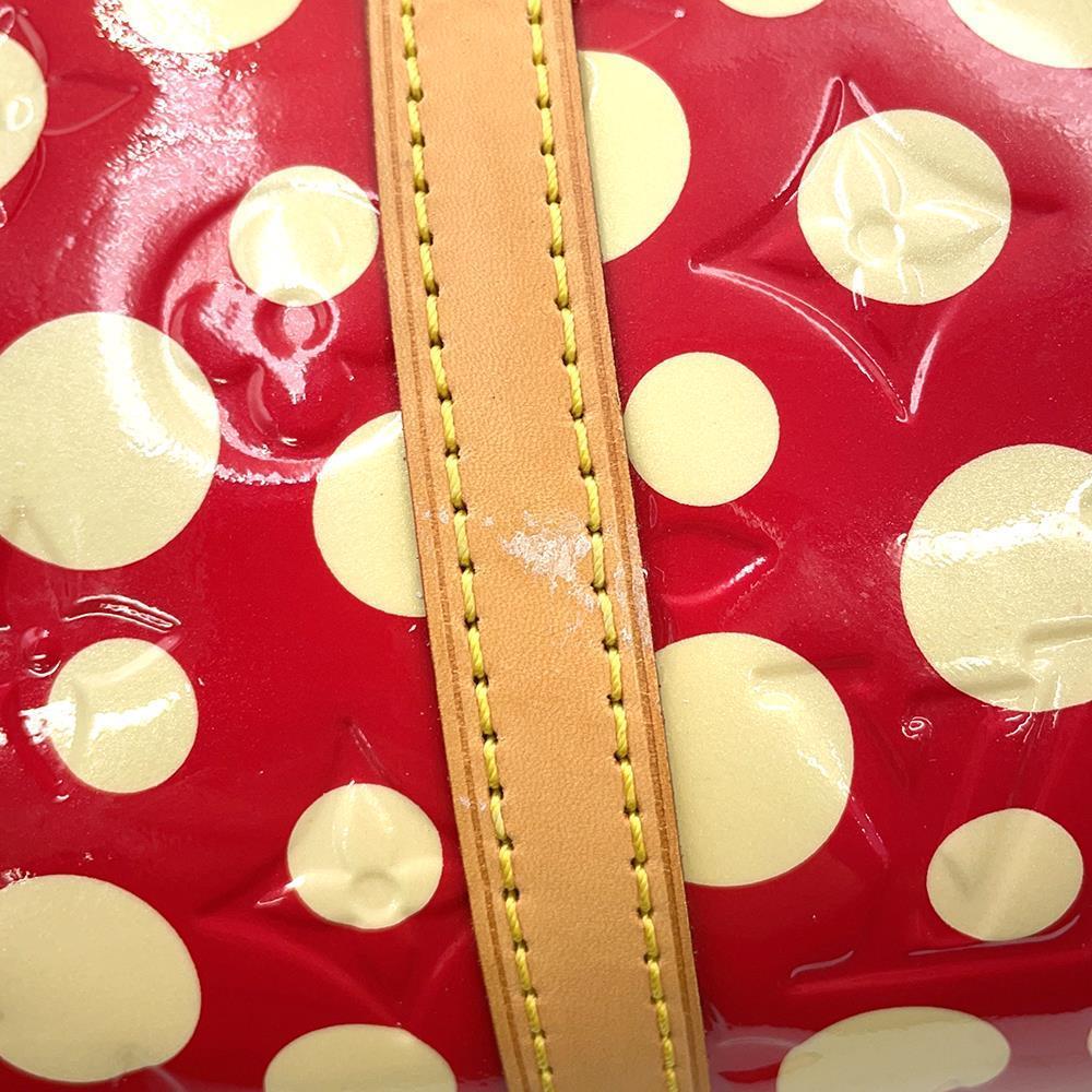 LOUIS VUITTON Papillon RougeM91425 Monogram Vernis Leather Dot Infinity