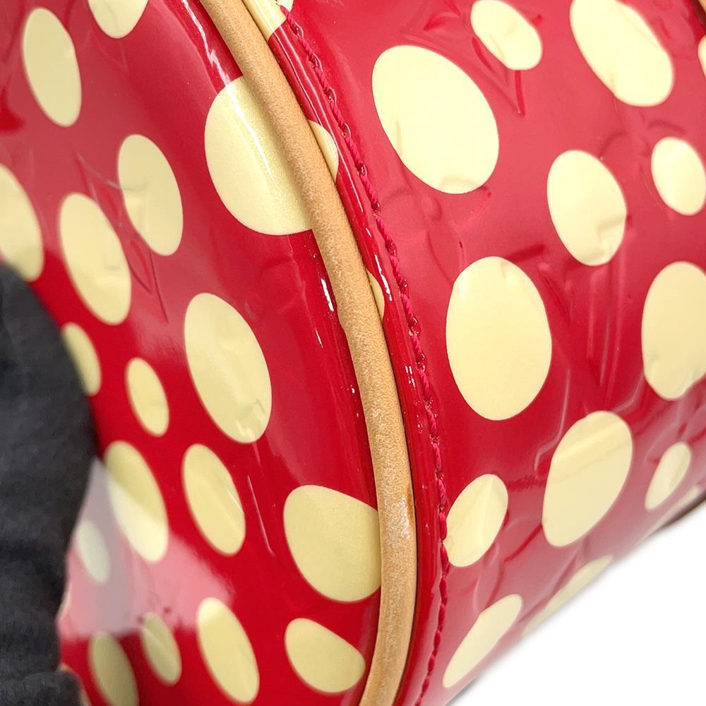 LOUIS VUITTON Papillon RougeM91425 Monogram Vernis Leather Dot Infinity