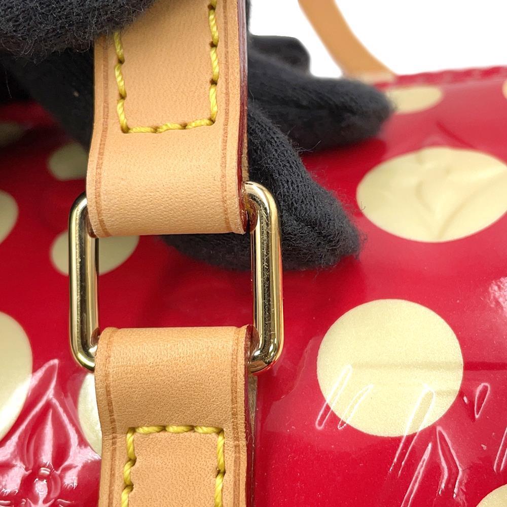 LOUIS VUITTON Papillon RougeM91425 Monogram Vernis Leather Dot Infinity