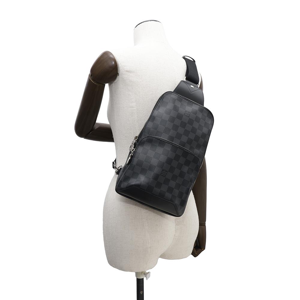LOUIS VUITTON Avenue Sling Bag NoirN41719 Damier Graphite