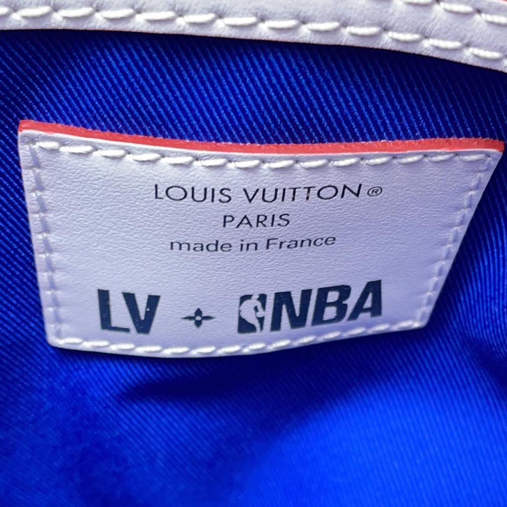 LOUIS VUITTON Keepall Bandouliere WhiteM45586 Monogram LVxNBA Size 55