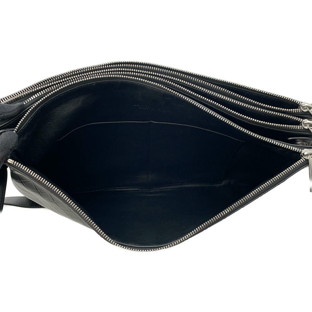Bottega Veneta INTRECCIATO messenger bag Black620537 Leather