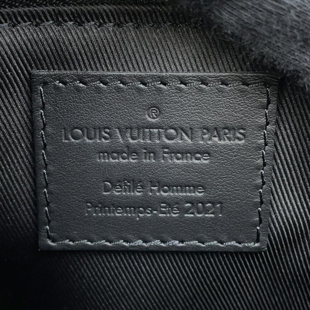 LOUIS VUITTON City・Keepall NoirM57417 Grain Leather Damier - Distorted