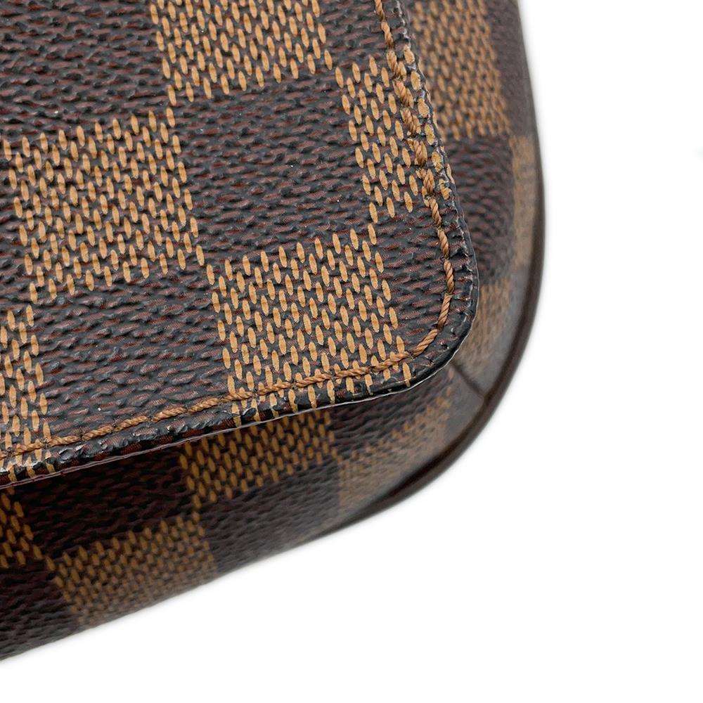 LOUIS VUITTON Musette Tango Short Shoulder OrangeN51255 Damier Ebene Canvas Size short
