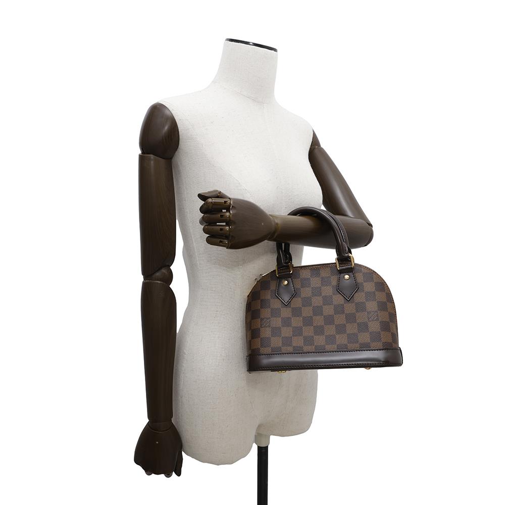 LOUIS VUITTON Alma RedN41221 Damier Ebene Canvas Size BB