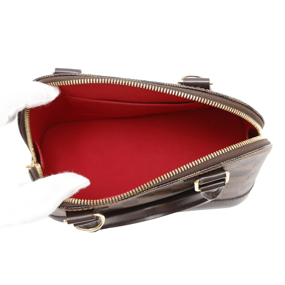LOUIS VUITTON Alma RedN41221 Damier Ebene Canvas Size BB