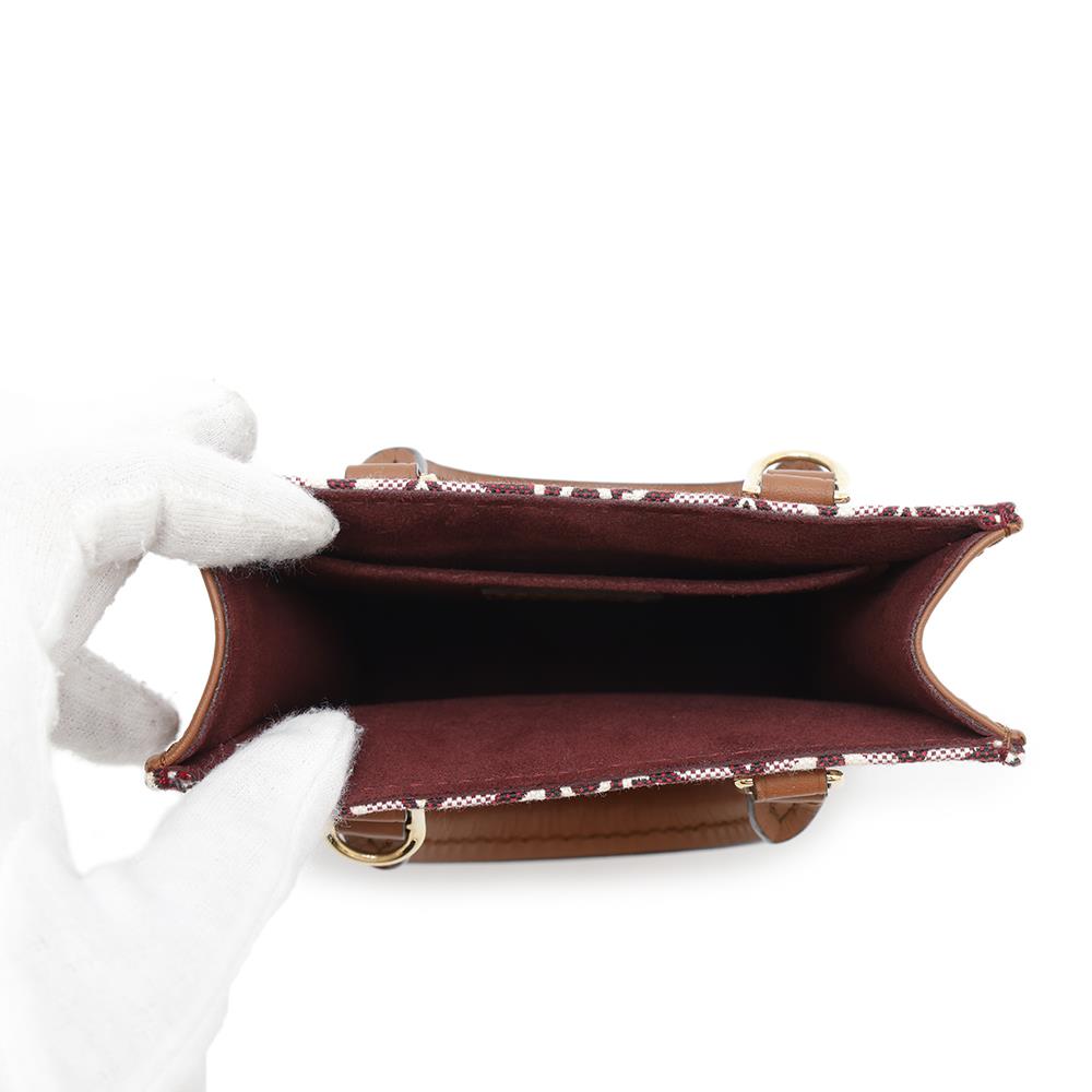 LOUIS VUITTON Petit Sac Plat BordeauxM69846 Monogram・Jacquard SINCE 1854