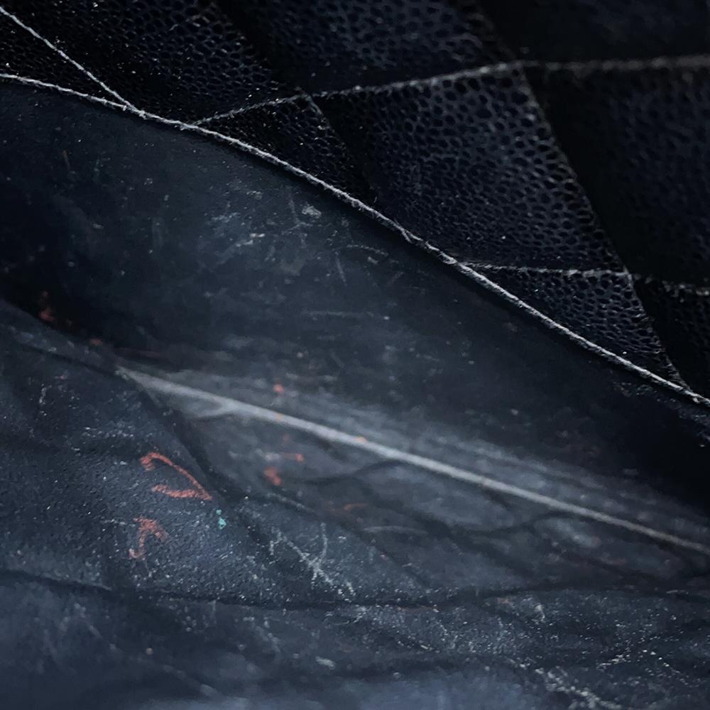 CHANEL Matelasse business bag BlackA02794 Caviar Leather