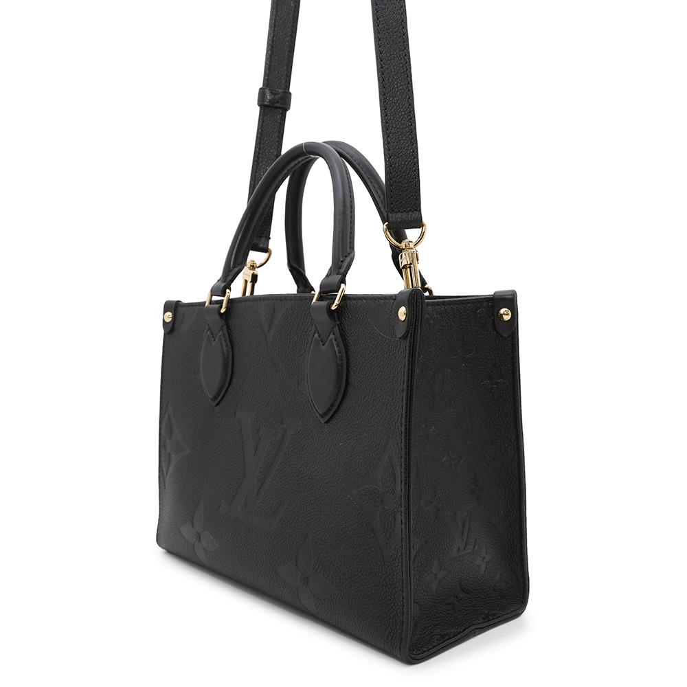LOUIS VUITTON Onthego NoirM45653 Monogram Empreinte Leather Size PM