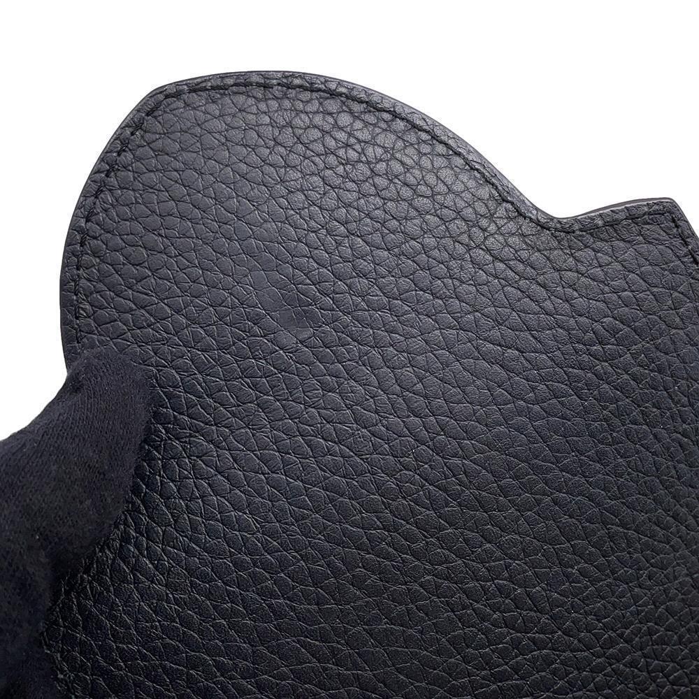 LOUIS VUITTON Capucines NoirM94755 Taurillon Leather Size BB