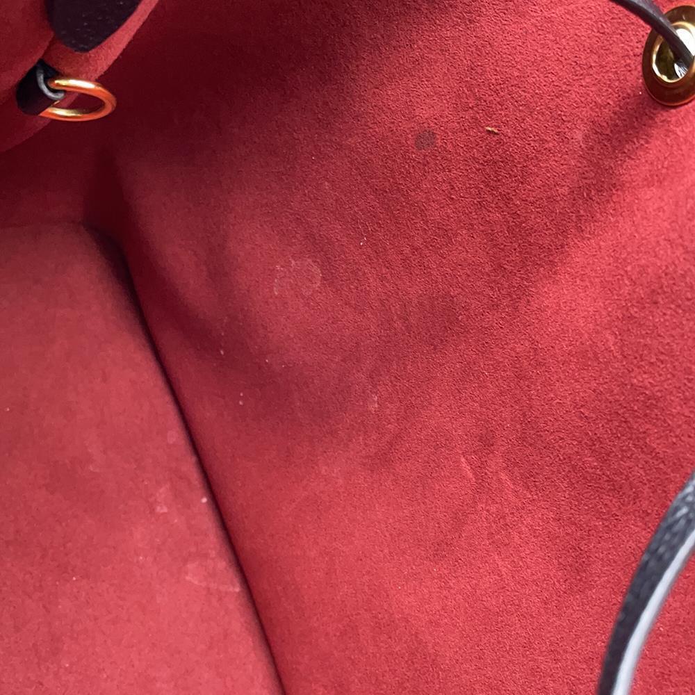 LOUIS VUITTON Neonoe Noir/BeigeM45497 Bicolor Monogram Empreinte Leather Size MM