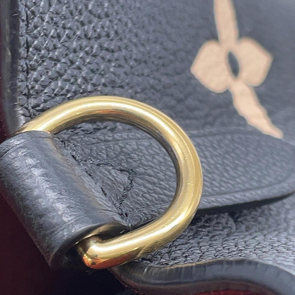 LOUIS VUITTON Neonoe Noir/BeigeM45497 Bicolor Monogram Empreinte Leather Size MM