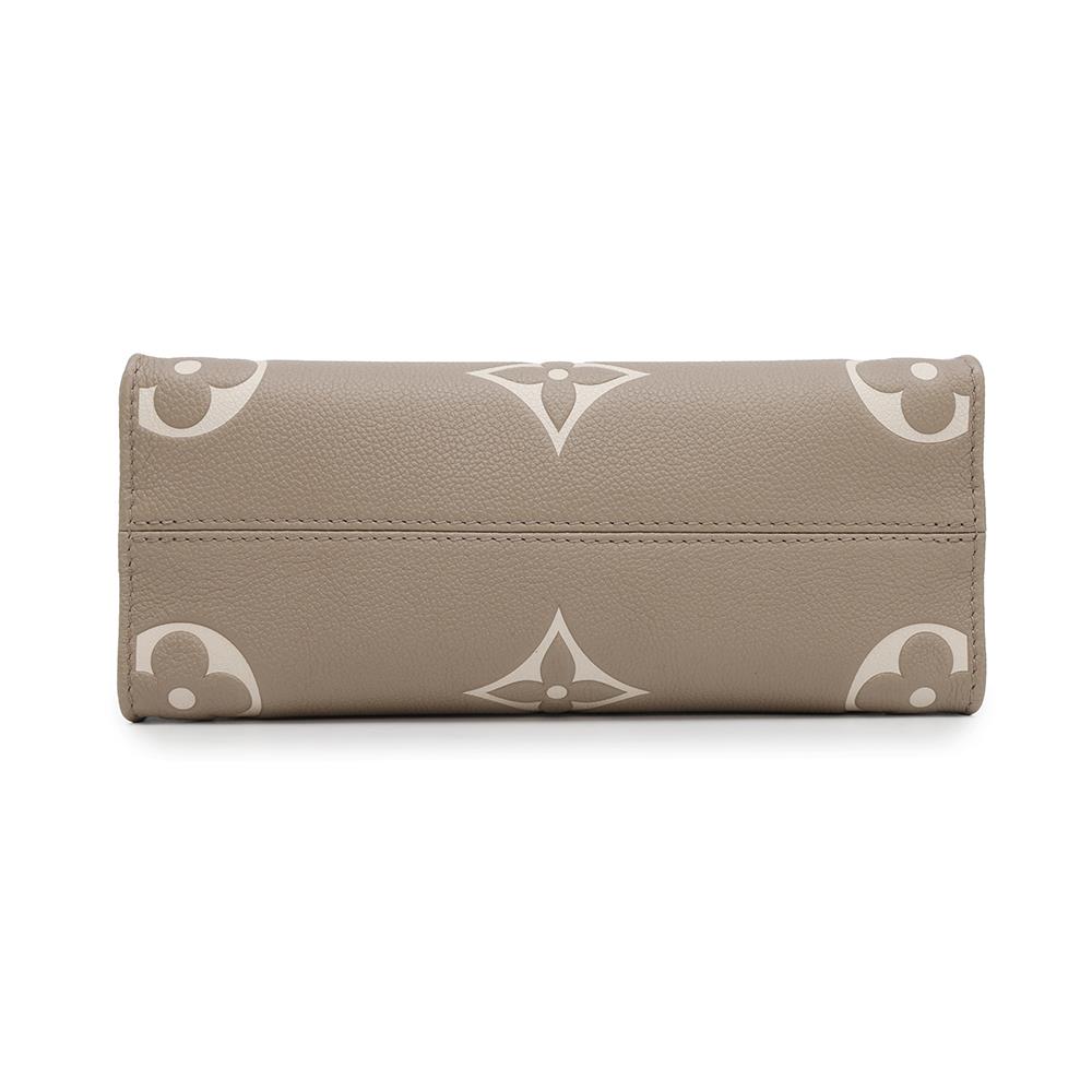 LOUIS VUITTON Onthego Tourterelle claimM45779 Bicolor Monogram Empreinte Leather Monogram Giant Size PM