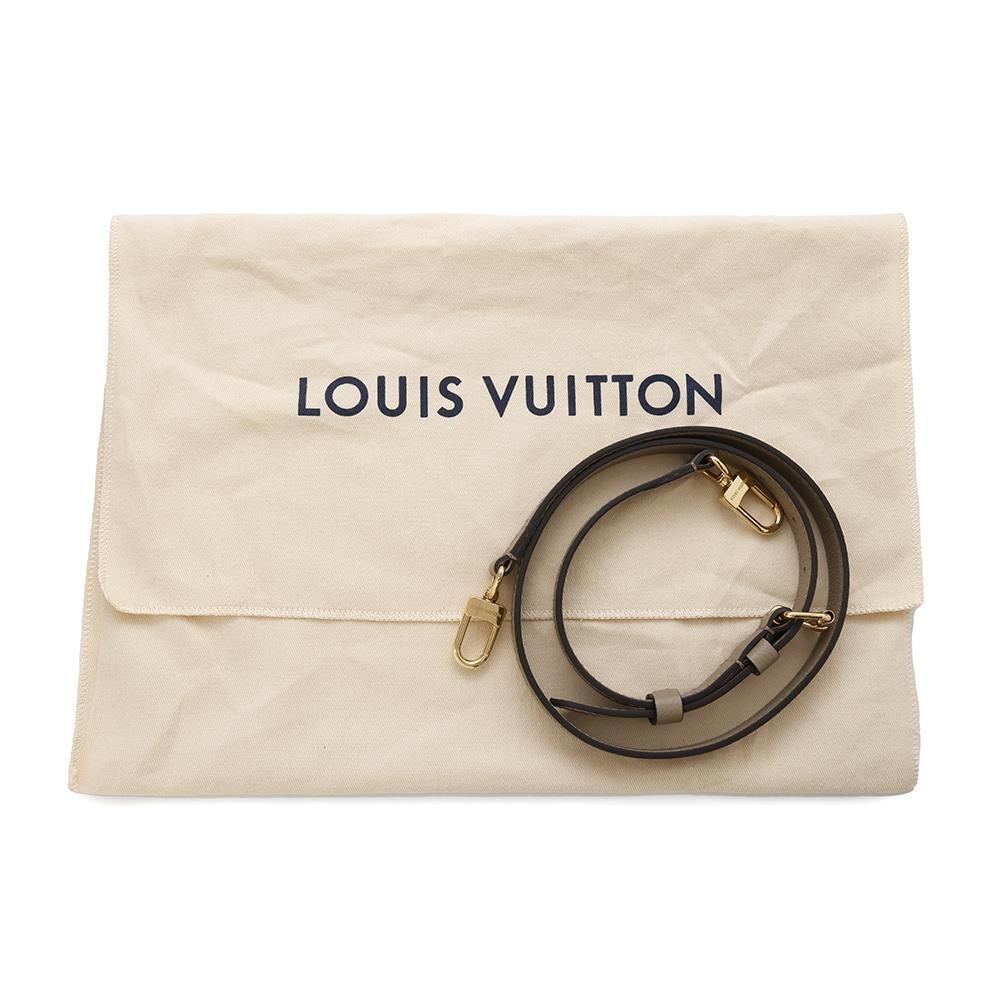 LOUIS VUITTON Onthego Tourterelle claimM45779 Bicolor Monogram Empreinte Leather Monogram Giant Size PM