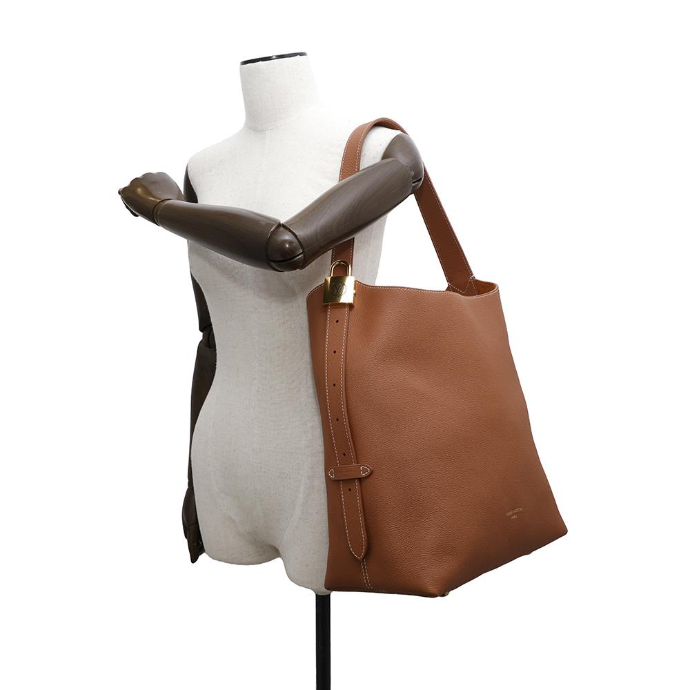 LOUIS VUITTON Lowkey Hobo CognacM24974 Grained Calf Leather Size MM