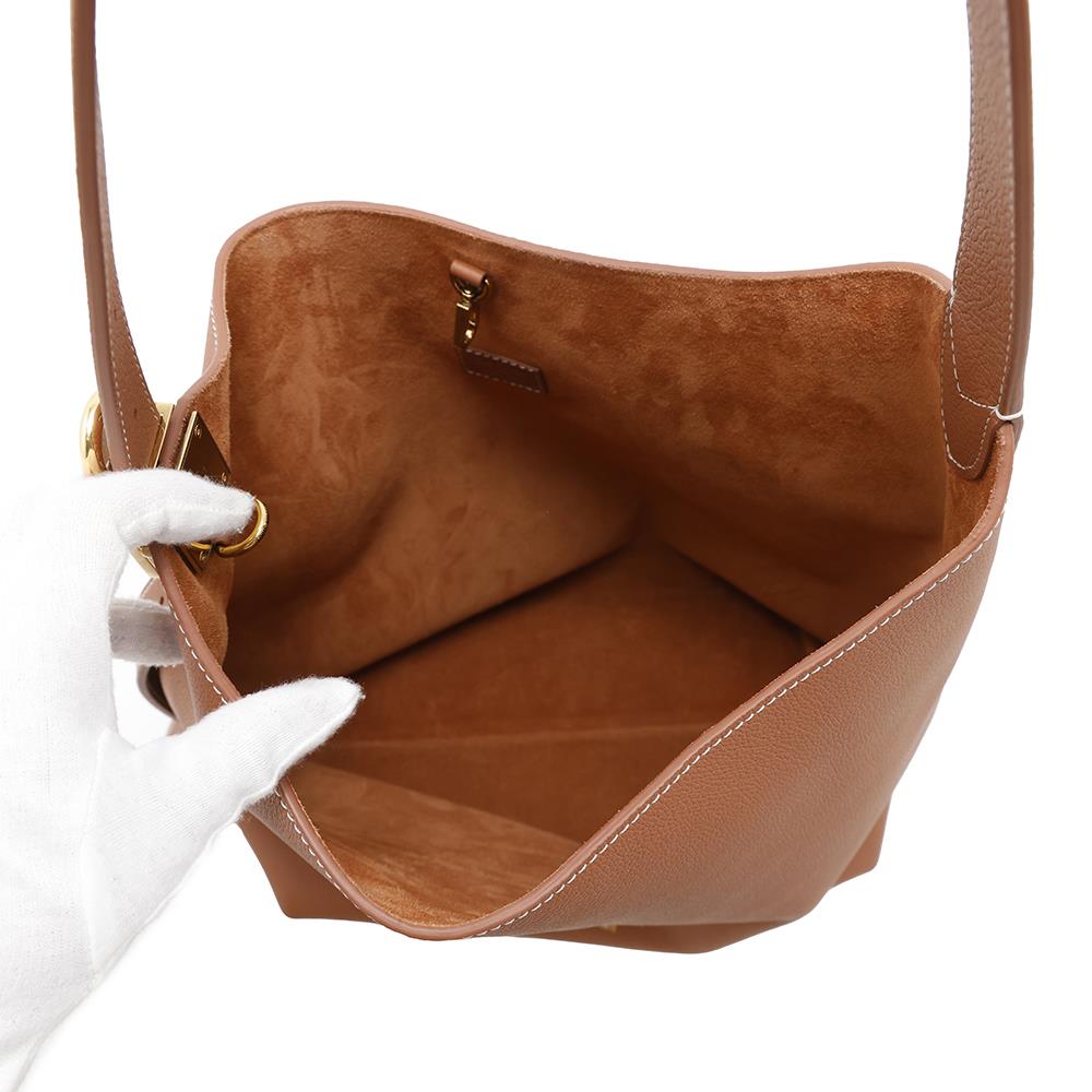 LOUIS VUITTON Lowkey Hobo CognacM24974 Grained Calf Leather Size MM