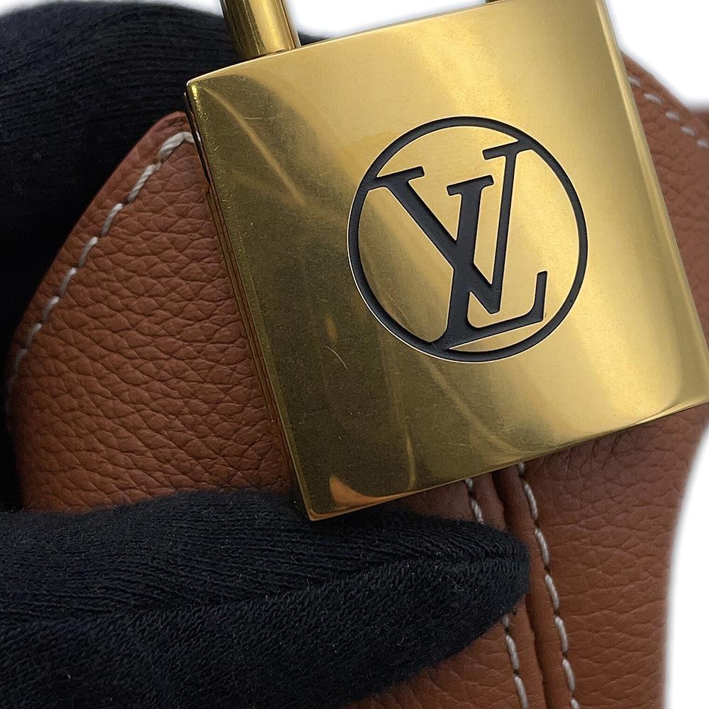 LOUIS VUITTON Lowkey Hobo CognacM24974 Grained Calf Leather Size MM