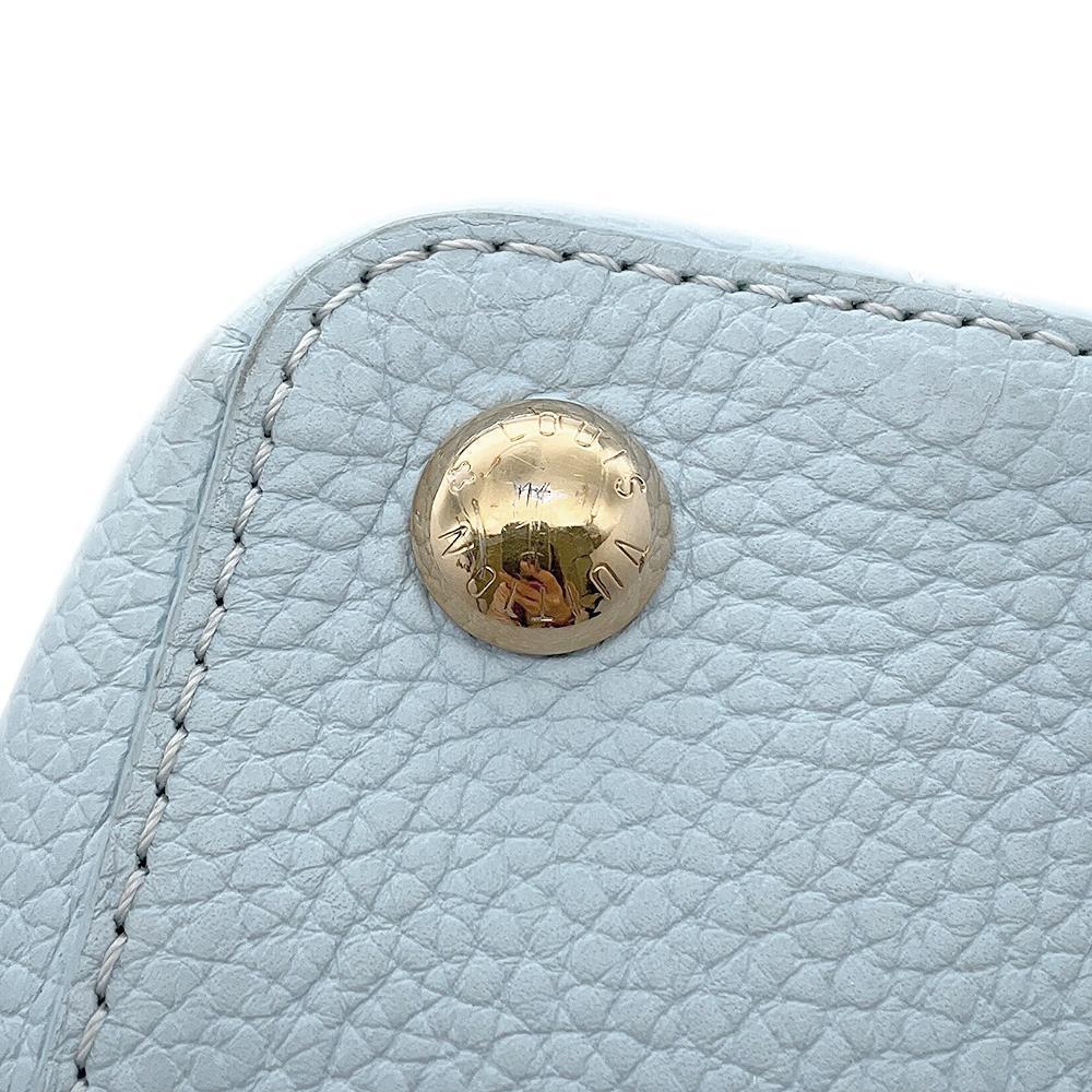 LOUIS VUITTON Capucines Light Blue Taurillon Leather Size BB
