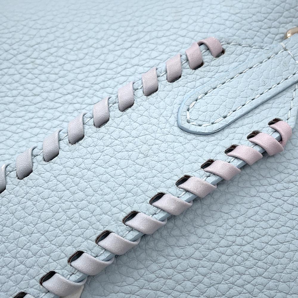 LOUIS VUITTON Capucines Light Blue Taurillon Leather Size BB