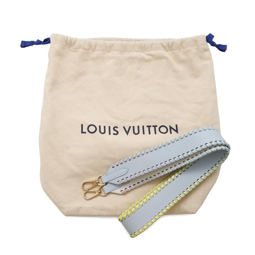 LOUIS VUITTON Capucines Light Blue Taurillon Leather Size BB