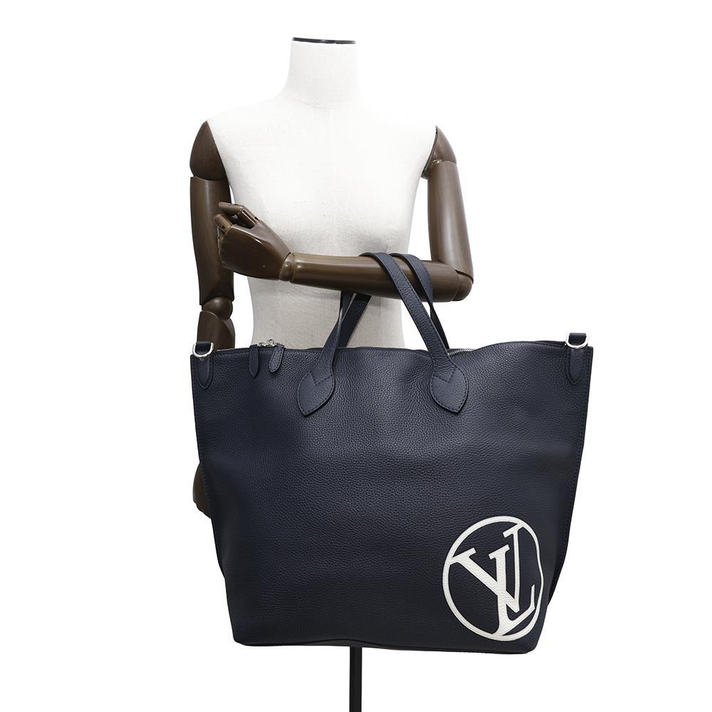 LOUIS VUITTON Eastside Zipped Tote Andigo blueM53436 Taurillon Leather