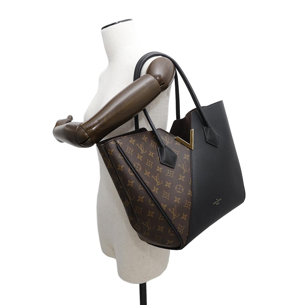 LOUIS VUITTON Kimono NoirM40460 Monogram Calf Leather Size MM