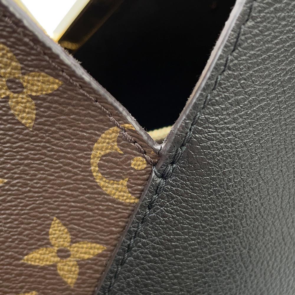 LOUIS VUITTON Kimono NoirM40460 Monogram Calf Leather Size MM