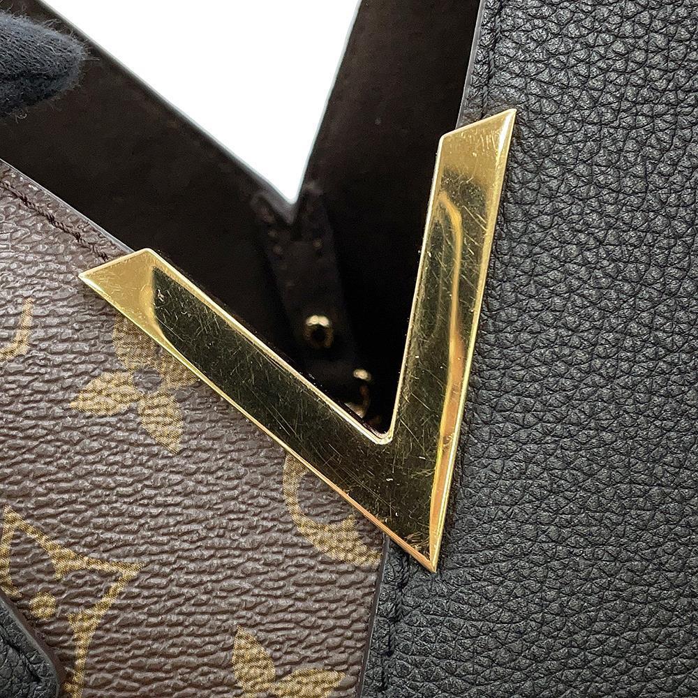 LOUIS VUITTON Kimono NoirM40460 Monogram Calf Leather Size MM